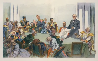 How The Peace Congress Receives Its First Practical Suggestion