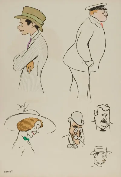 Hubert Lejeune Rudy Goldsmith Madame Charron Et James Hennessy 2 Inconnus