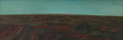 Hugelige Landschaft