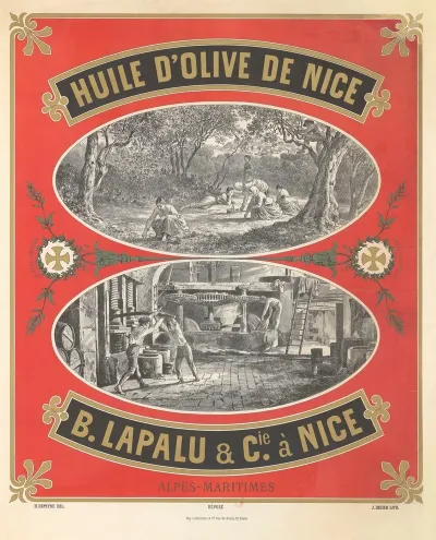 Huile Dolive De Nice B Lapalu Cie A Nice
