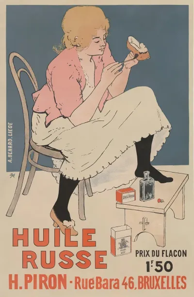 Huile Russe H Piron Rue Bara 46 Bruxelles