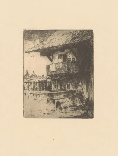 Huis Met Balkon In Zwitserland