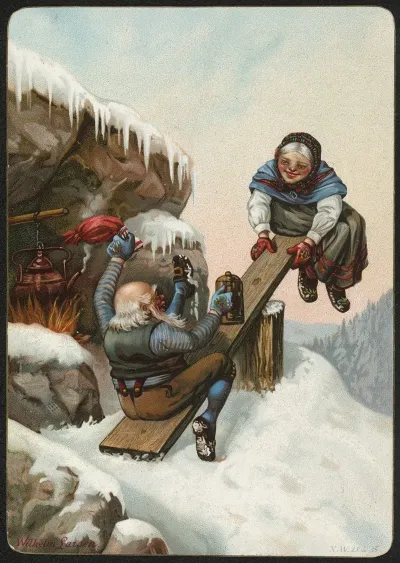 Humorous Christmas Motif 2