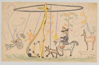 Humorous Drawing For Nephew Alik Iv Carousel