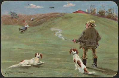 Humorous Hunting Motif