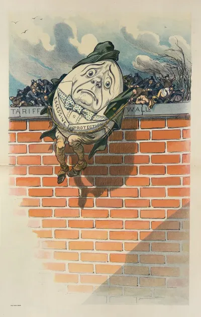 Humpty Dumpty Slips From The Wall Humptys Due For An Awful Fall