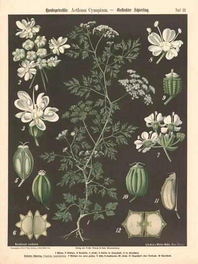 Hundspetersilie Aethusa Cynapium