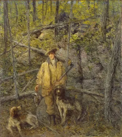 Hunter And Dogs
