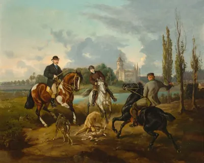 Hunting Scene In Radziejowice
