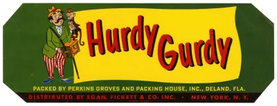 Hurdy Gurdy Produce Label 2