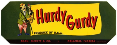 Hurdy Gurdy Produce Label 3
