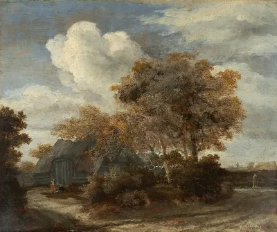 Hut Along A Roadside