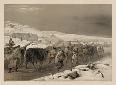 Huts And Warm Clothing For The Army