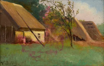 Huts In A Village
