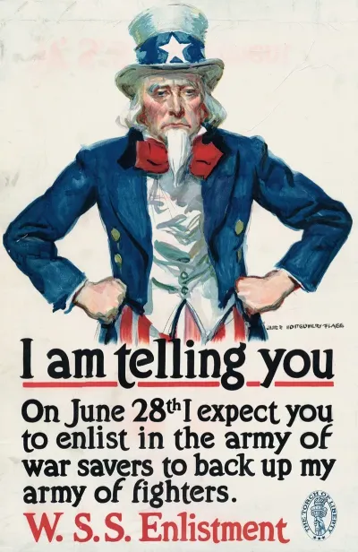 I Am Telling You On June 28th I Expect You To Enlist In The Army Of War Savers To Back Up My Army Of Fighters W S S Enlistment