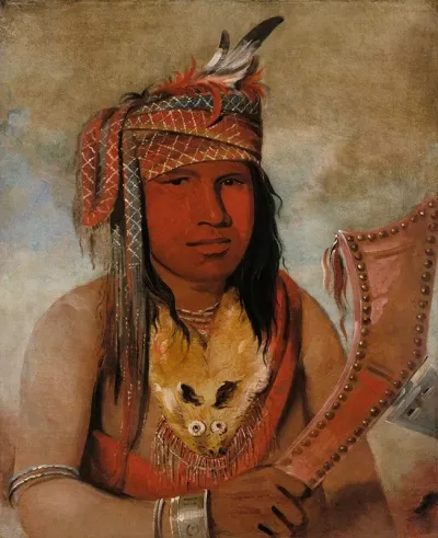 I An Be Wah Dick Male Caribou A Brave