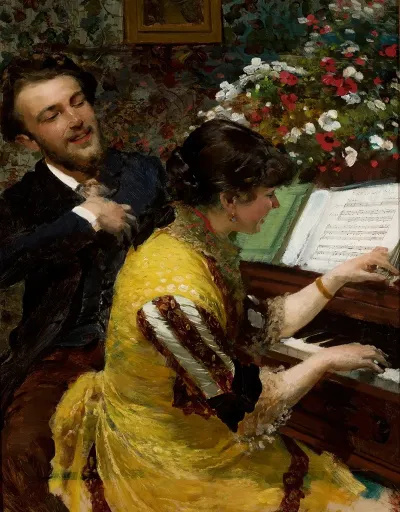 I Have Seen Once Scene By The Piano