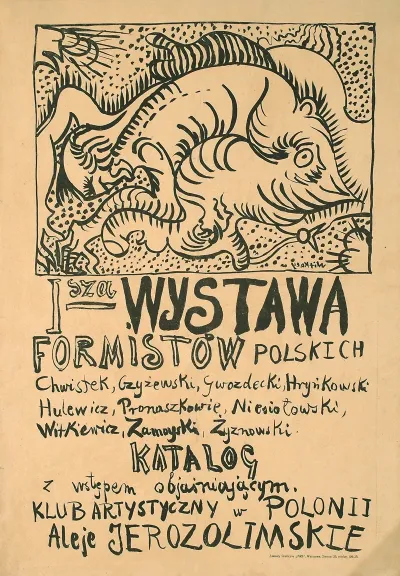 I Sza Wystawa Formistow Polskich Chwistek Czyzewski Gwozdecki Hrynkowski Hulewicz Pronaszkowie Niesiolowski Witkiewicz Zamoyski