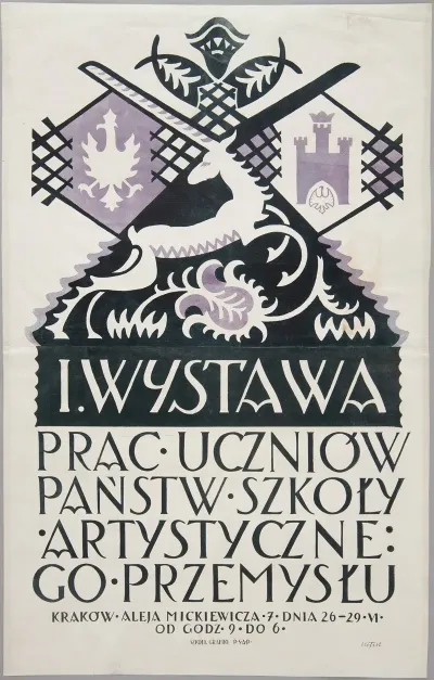 I Wystawa Prac Uczniow Panstwowej Szkoly Artystycznego Przemyslu
