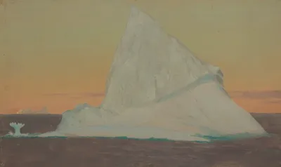 Iceberg And Ice Flower