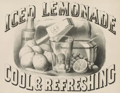 Iced Lemonade Cool Refreshing