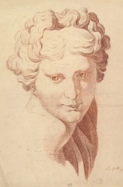 Idealized Female Head Copied After The Antique