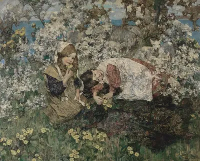 Idyl In Spring