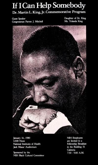 If I Can Help Somebody Dr Martin L King Jr Commemorative Program