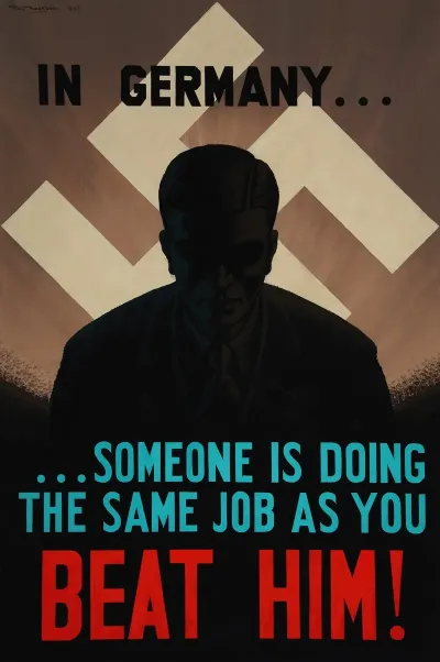 Iin Germany Someone Is Doing The Same Job As You Beat Him