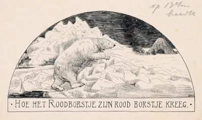 Ijsbeer Op Een Ijsschots