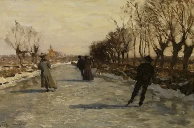 Ijsvermaak Schaatsenrijden