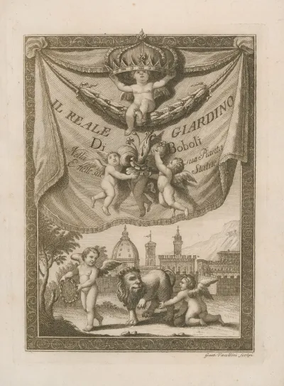 Il Reale Giardino Di Boboli Nella Sua Pianta E Nelle Sue Statue Title Page