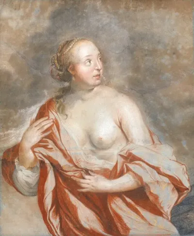 Ilende Kvinde ½ Figur