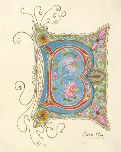 Illuminated Initial