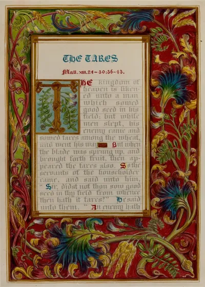Illuminated Parable The Tares