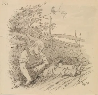Illustrasjon Til En Aftenstund I Et Proprietaerkjokken I P Chr Asbjornsen Norske Folke Og Huldre Eventyr I Udvalg Kjobenhavn 1879
