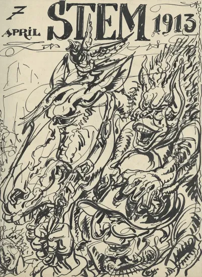 Illustratie Bij De Volksstem April 1913