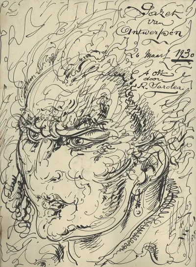 Illustratie Bij Gazet Van Antwerpen March 1930