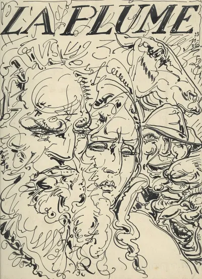Illustratie Bij La Plume March 1913