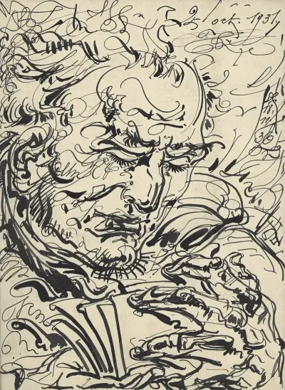 Illustratie Bij Ons Volk Ontwaakt Oct 1931