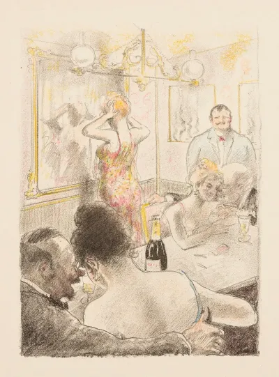 Illustratie Voor Edmond Glesener Au Beau Pafond