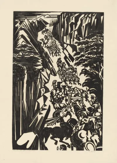 Illustratie Voor Xenophons Anabasis