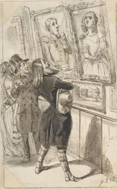 Illustration For Jerome Paturot A La Recherche Dune Position Sociale Jerome Patruot In Search Of A Social Position By Louis Reybaud Paris 1846