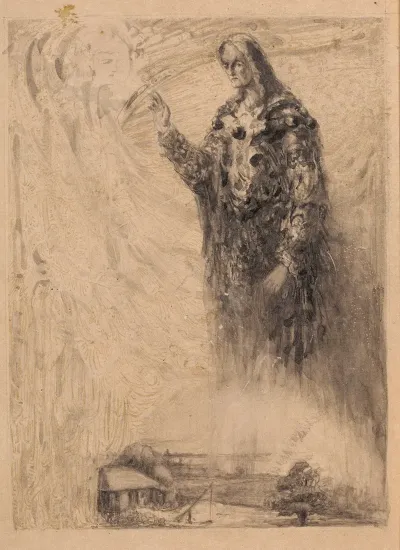 Illustration For Juliusz Slowackis Poem The Ghost King