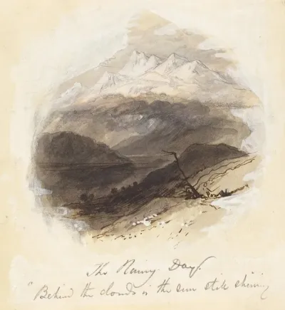 Illustration For Longfellows The Rainy Day