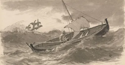Illustration For The Cormorants Of Utrost
