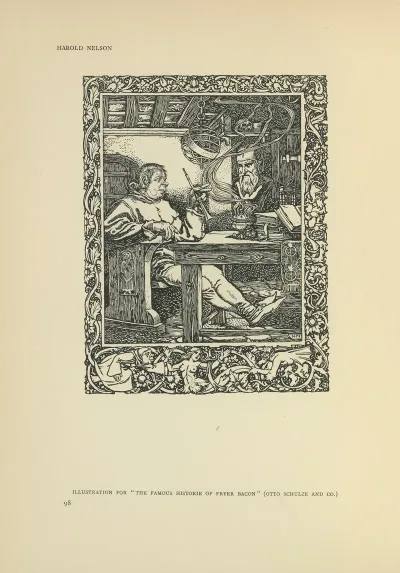 Illustration For The Famous Historie Of Fryer Bacon