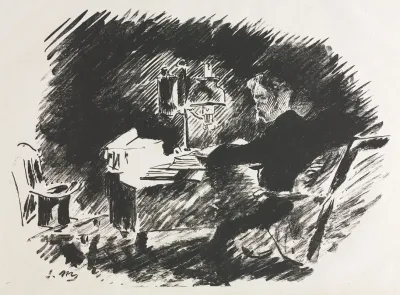 Illustration For The Raven By Edgar Allan Poe