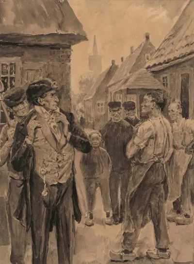 Illustration For The Works Of Hendrik Conscience