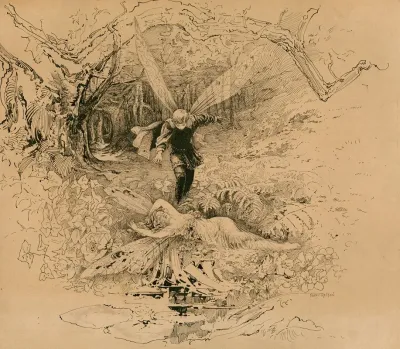Illustration From A Midsummer Nights Dream 2
